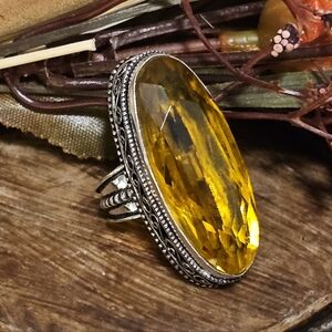 Citrine Ring - brings joy and optimism